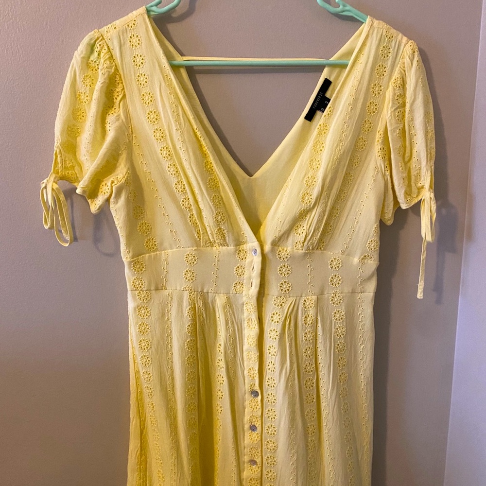 Yellow Mini Dress